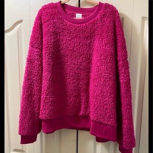 Secret Treasures Faux Fur oversized Shirt